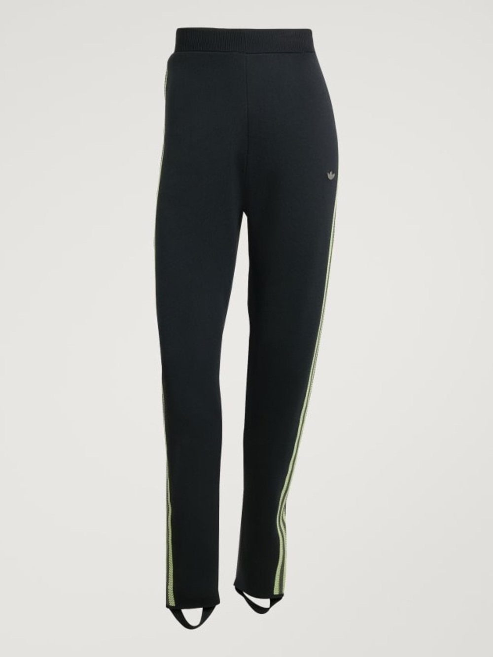 adidas STIRRUP TRACK PANTS WITH RETRO '90S STYLE Lime Side Stripes
